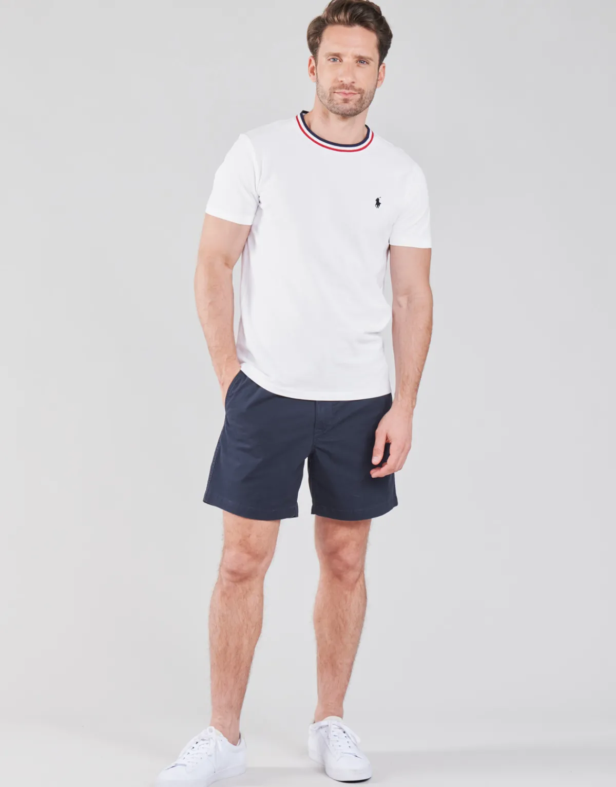 Polo Ralph Lauren SHORT "PREPSTER" EN CHINO LEGER AVEC CORDON DE SERAGE-Homme Shorts & Bermudas