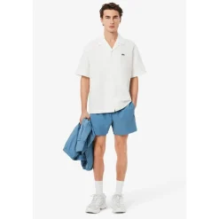 Lacoste SHORT SLEEVED RIBBED COLLAR-Homme Maillots & Shorts De Bain