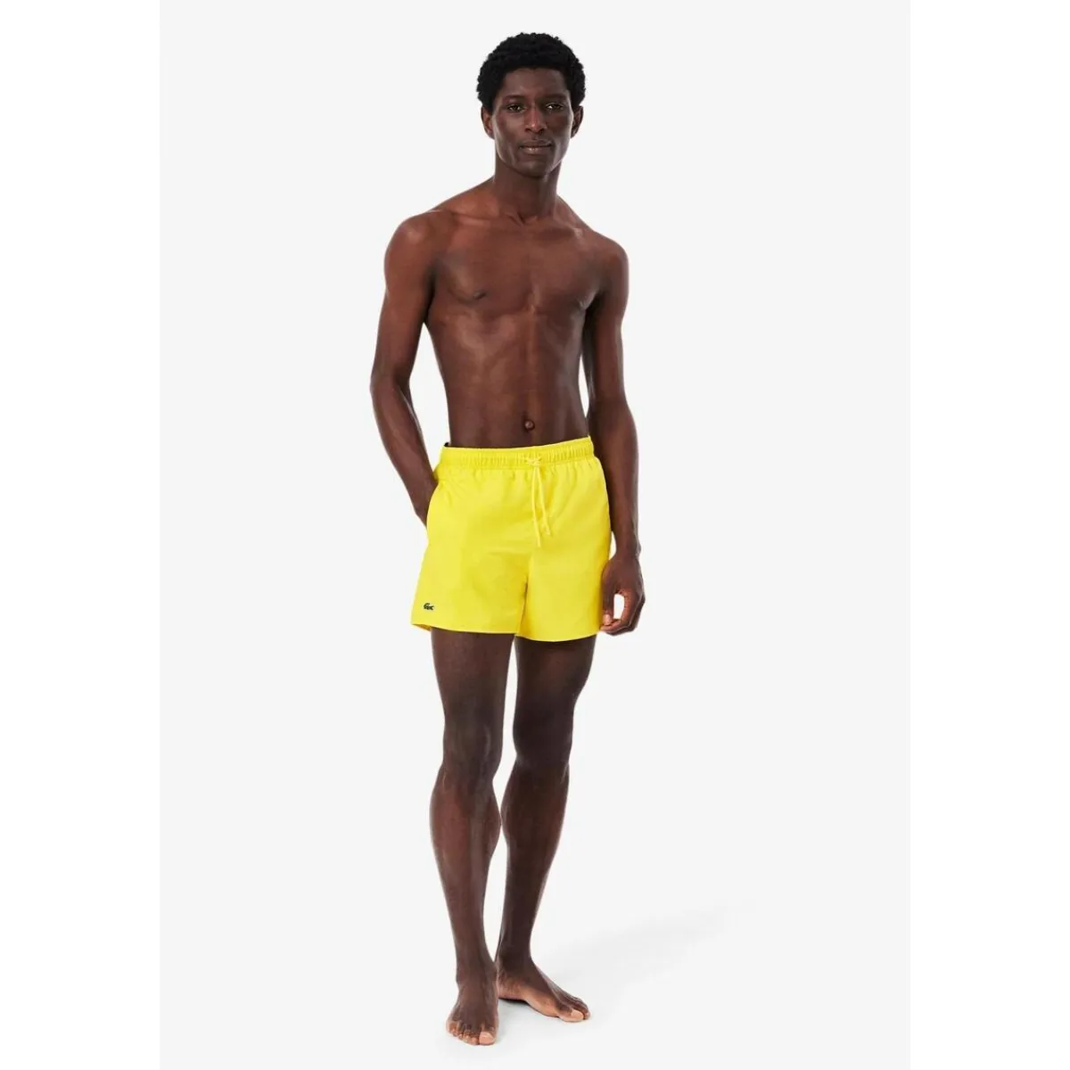 Lacoste SHORT SLEEVED RIBBED COLLAR-Homme Maillots & Shorts De Bain