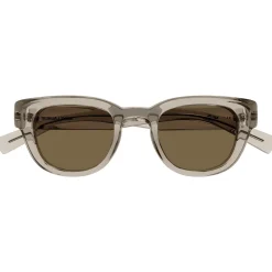 Saint Laurent SL 675 Lunettes de soleil, /Marron, 46 mm-Homme Lunettes De Soleil