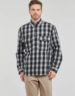Selected SLHLOOSEMASON-FLANNEL OVERSHIRT NOOS-Homme Chemises