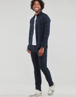 Selected SLHSLIMOWEN-FLANNEL SHIRT LS NOOS-Homme Chemises