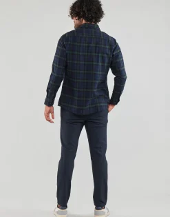 Selected SLHSLIMOWEN-FLANNEL SHIRT LS NOOS-Homme Chemises