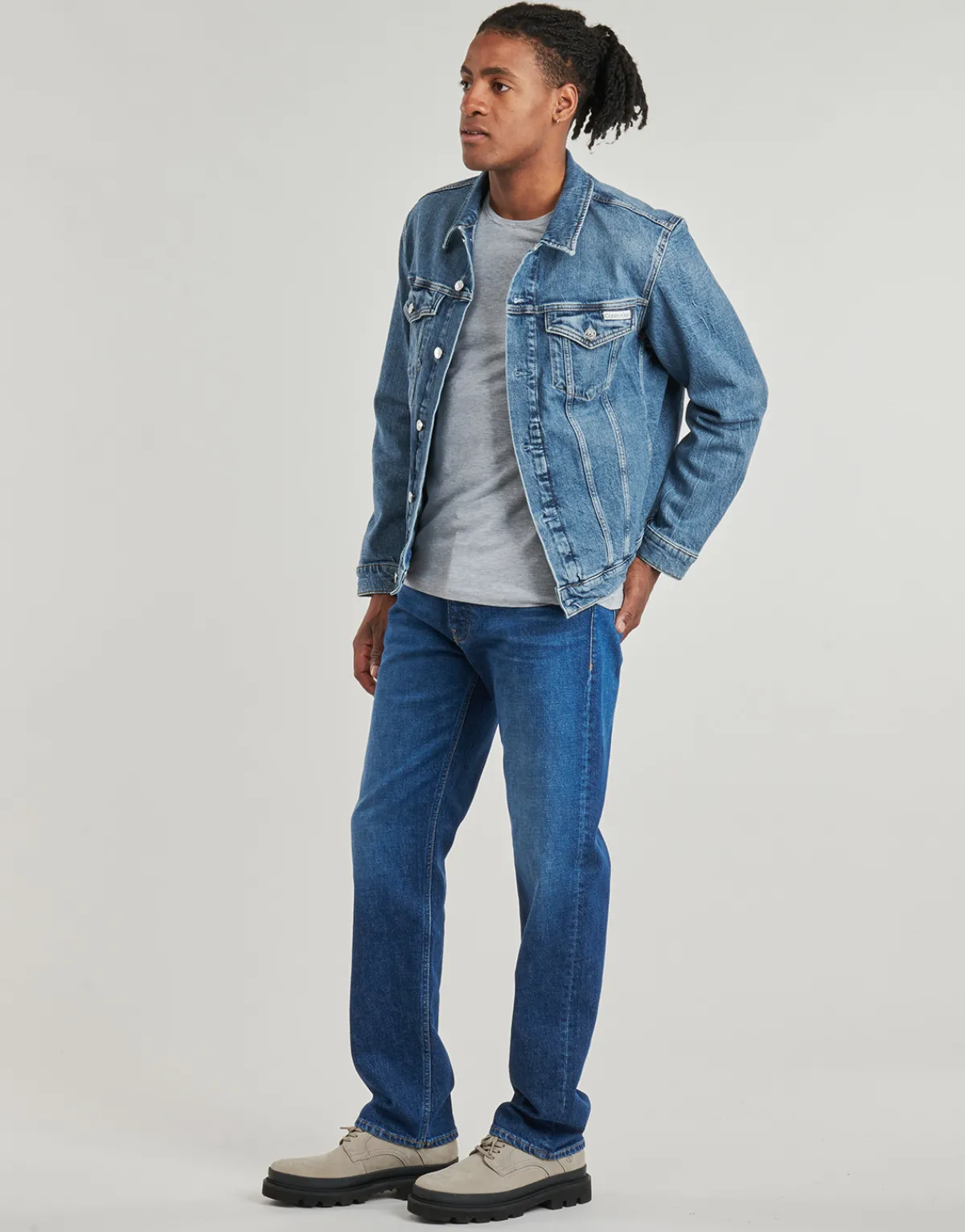 Calvin Klein Jeans SLIM DENIM JACKET-Homme Vestes|Vestes