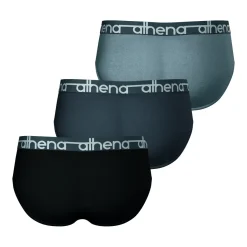 Athena Slips, lot de 3, en coton confort-Homme Slips