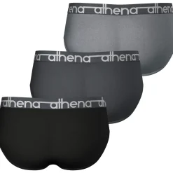 Athena Slips, lot de 3, en coton confort-Homme Slips