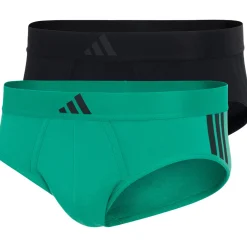 adidas Slips, lot de 2, ACTIVE FLEX COTTON 3 STRIPES-Homme Slips