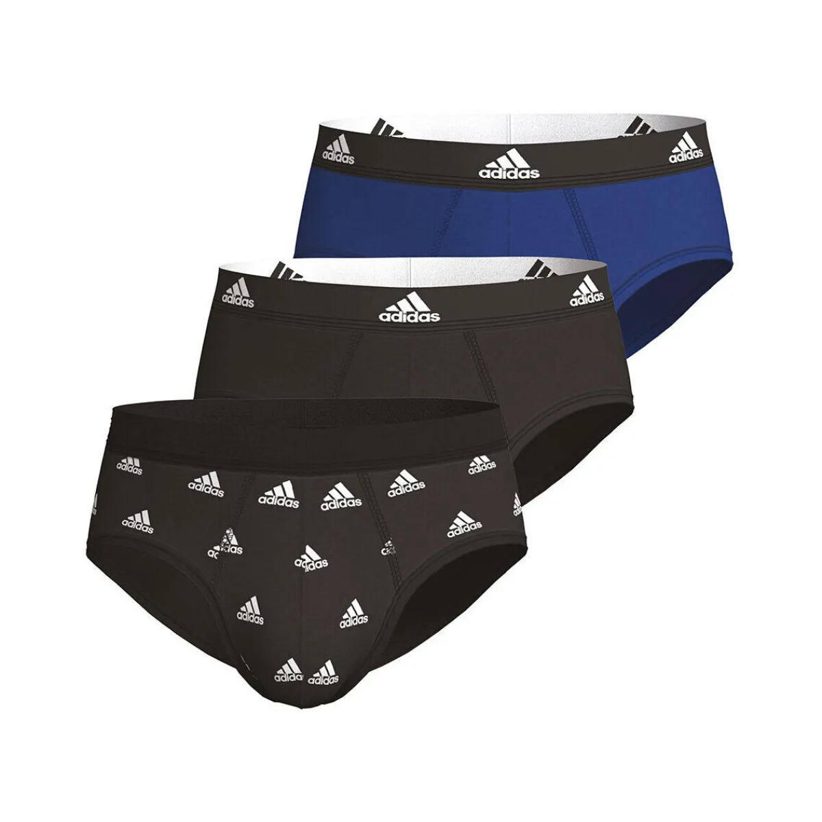adidas Slips, lot de 3, active flex coton-Homme Slips