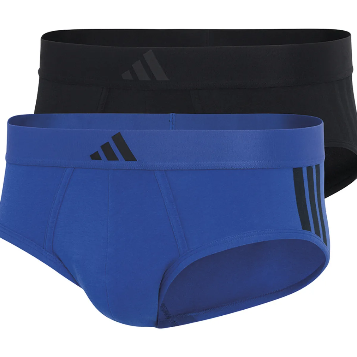 adidas Slips, lot de 2, ACTIVE FLEX COTTON 3 STRIPES-Homme Slips