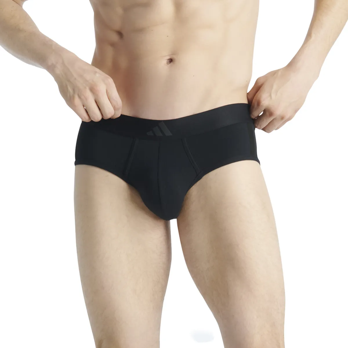 adidas Slips, lot de 2, ACTIVE FLEX COTTON 3 STRIPES-Homme Slips