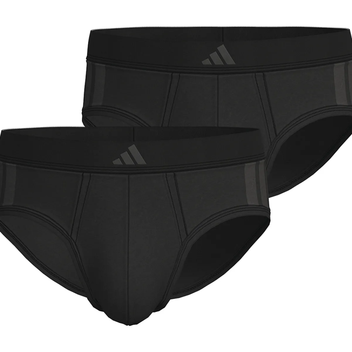 adidas Slips, lot de 2, ACTIVE FLEX COTTON 3 STRIPES-Homme Slips