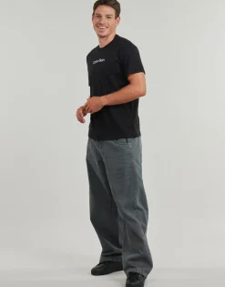Calvin Klein Jeans SS STANDARD LOGO 30S CREWNK TEE-Homme T-Shirts & Polos