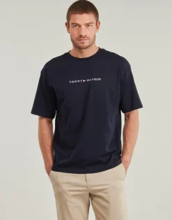 Tommy Hilfiger SS TEE CONT. LOGO-Homme T-Shirts & Polos