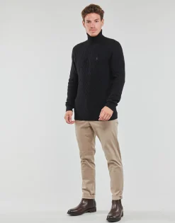 Polo Ralph Lauren S224SC03-LSCABLETNPP-LONG SLEEVE-PULLOVER-Homme Pulls & Gilets