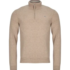 Gant SUPERFINE LAMBSWOOL HALF ZIP-Homme Pulls & Gilets