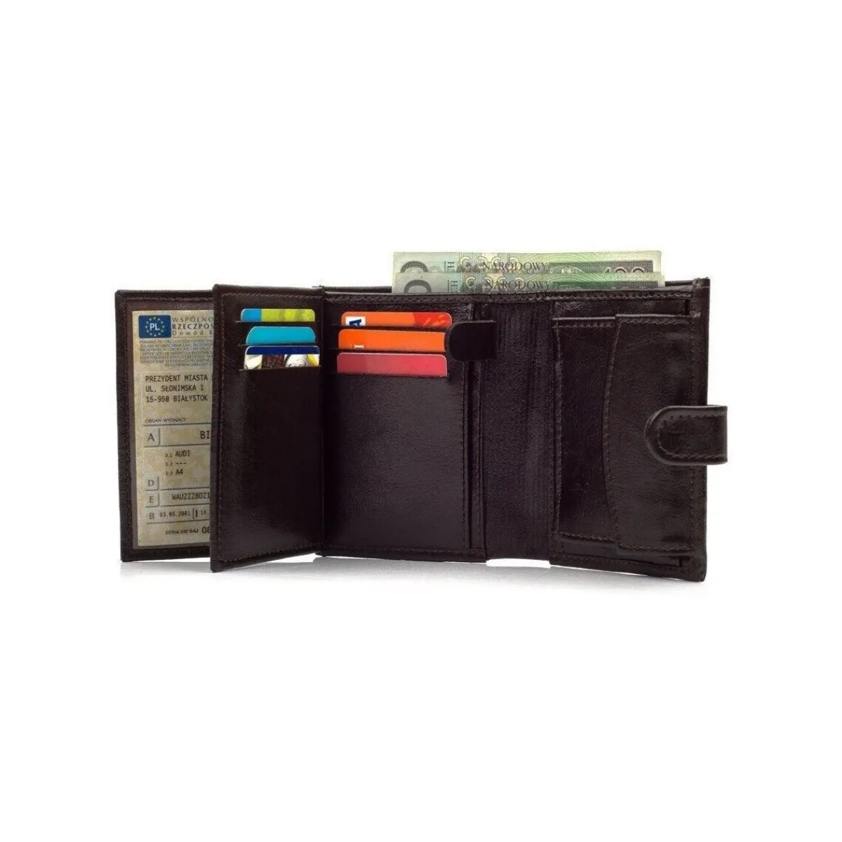 Solier SW01B-Homme Portefeuilles / Porte-Monnaie