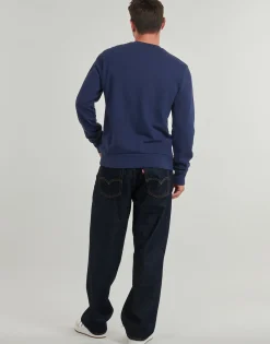 Polo Ralph Lauren SWEAT COL ROND MOLLETONNE TERRY-Homme Sweats & Polaires