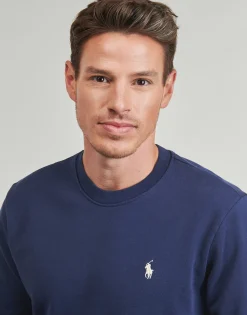 Polo Ralph Lauren SWEAT COL ROND MOLLETONNE TERRY-Homme Sweats & Polaires