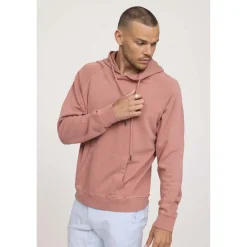 Lee Cooper Sweatshirt ELYAS Mandarine-Homme Pulls & Gilets