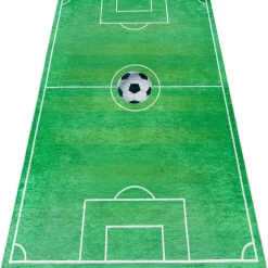 Rugsx Tapis lavable BAMBINO 9731 Terrain, football pour 200x290 cm-Homme Football