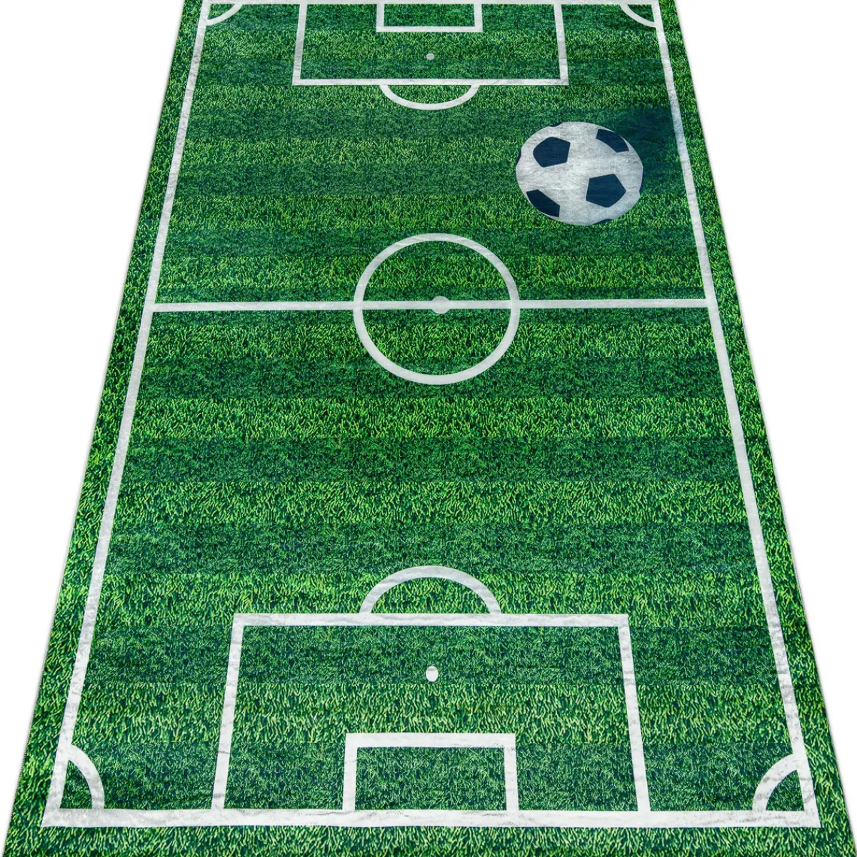 Rugsx Tapis lavable BAMBINO 51760 Terrain, football pour 140x200 cm-Homme Football