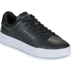 Tommy Hilfiger TH COURT LTH DETAIL ESS-Homme Baskets Mode