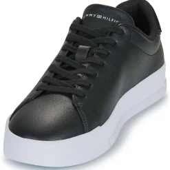Tommy Hilfiger TH COURT LTH DETAIL ESS-Homme Baskets Mode