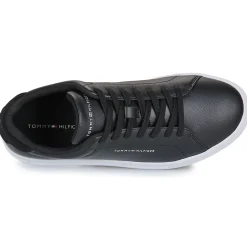 Tommy Hilfiger TH COURT LTH DETAIL ESS-Homme Baskets Mode