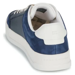 Tommy Hilfiger TH COURT MIX LTH NUBUCK-Homme Baskets Mode