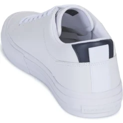 Tommy Hilfiger TH HI VULC STREET LTH PATCH-Homme Baskets Mode