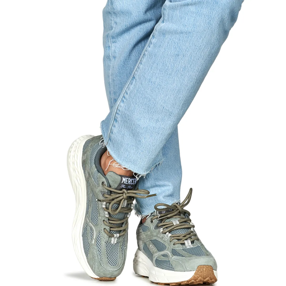 Mercer Amsterdam THE RE-RUN MAX NUBUCK-Homme Baskets Mode