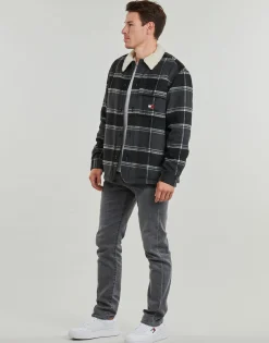 Tommy Jeans TJM CHECK SHERPA OVERSHIRT EXT-Homme Chemises