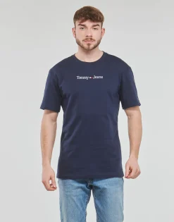 Tommy Jeans TJM CLASSIC LINEAR LOGO TEE-Homme T-Shirts & Polos