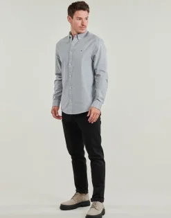 Tommy Jeans TJM ENTRY REG OXFORD SHIRT-Homme Chemises
