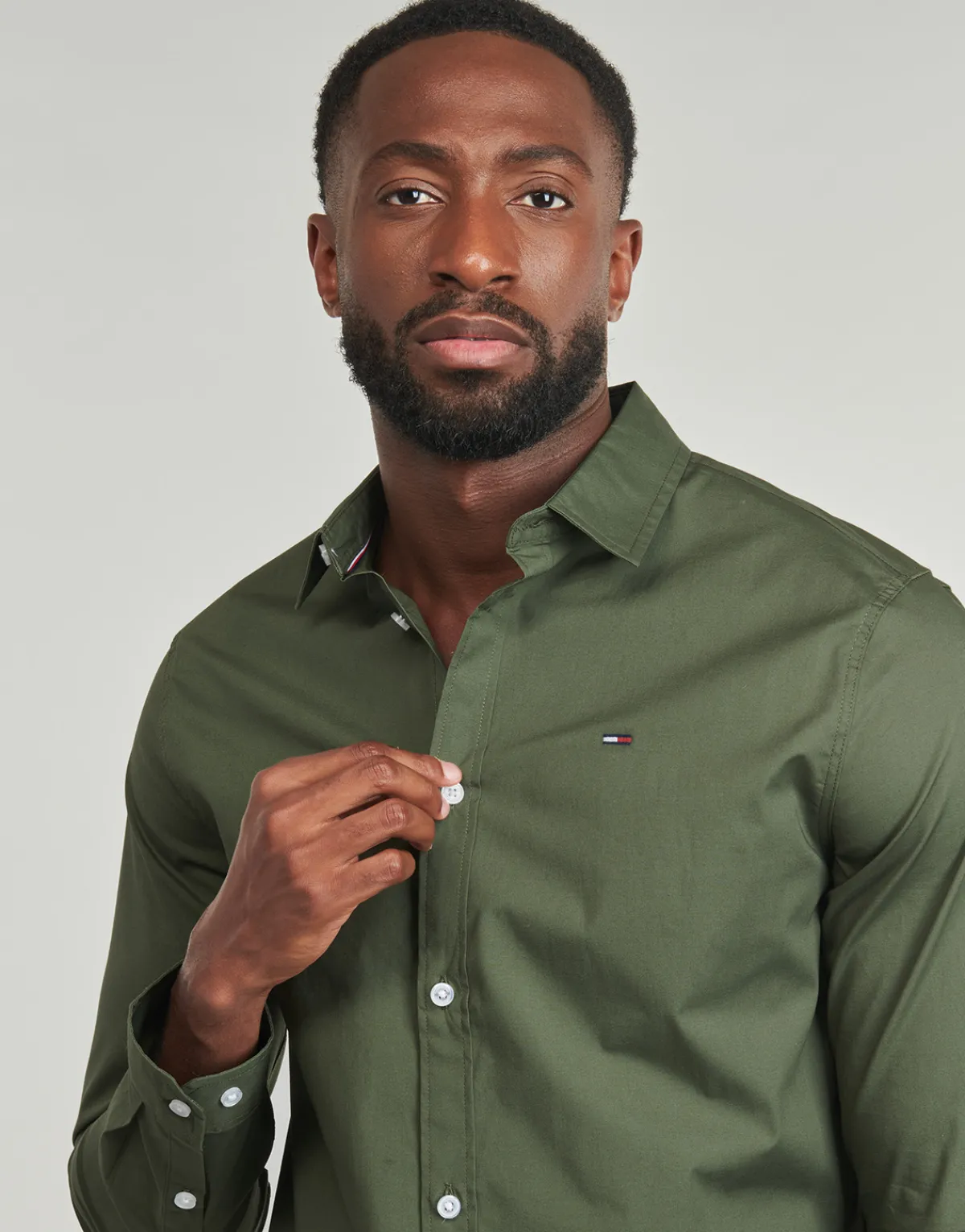 Tommy Jeans TJM ORIGINAL STRETCH SHIRT-Homme Chemises