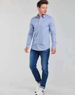 Tommy Jeans TJM ORIGINAL STRETCH SHIRT-Homme Chemises