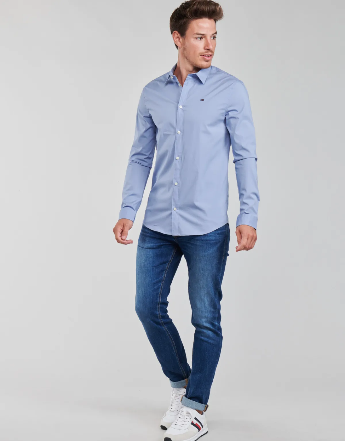 Tommy Jeans TJM ORIGINAL STRETCH SHIRT-Homme Chemises