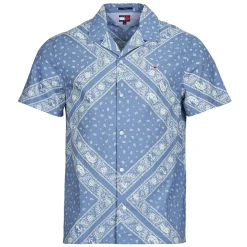 Tommy Jeans TJM REG AOP SS SHIRT EXT-Homme Chemises