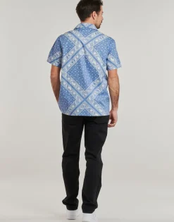 Tommy Jeans TJM REG AOP SS SHIRT EXT-Homme Chemises