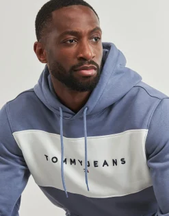 Tommy Jeans TJM REG CBLK LINEAR LOGO HD-Homme Sweats & Polaires