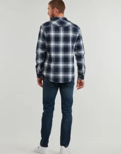Tommy Jeans TJM REG CHECK FLANNEL SHIRT EXT-Homme Chemises