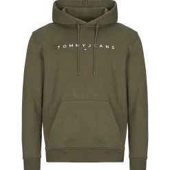 Tommy Jeans TJM REG LINEAR LOGO HOODIE EXT-Homme Sweats & Polaires|Sweats & Polaires