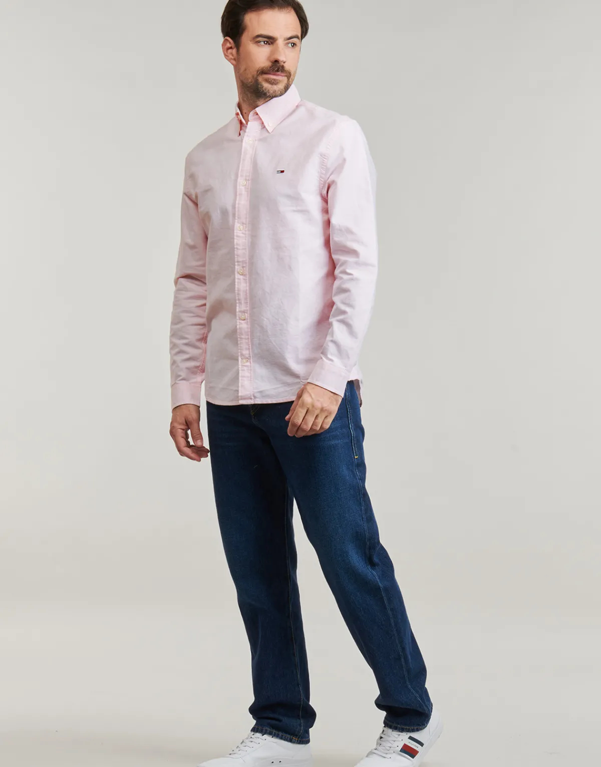 Tommy Jeans TJM REG OXFORD SHIRT EXT-Homme Chemises