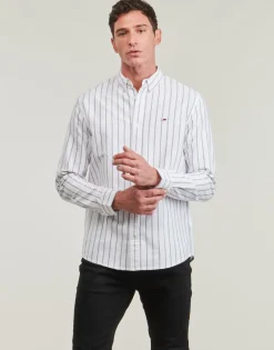 Tommy Jeans TJM REG OXFORD STRIPE SHIRT-Homme Chemises