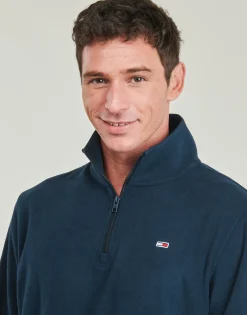 Tommy Jeans TJM REG S FLAG POLAR 1/4 ZIP-Homme Sweats & Polaires