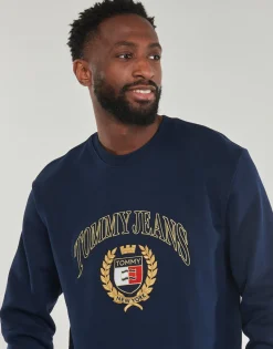Tommy Jeans TJM REG TJ PREP CREST CREW-Homme Sweats & Polaires