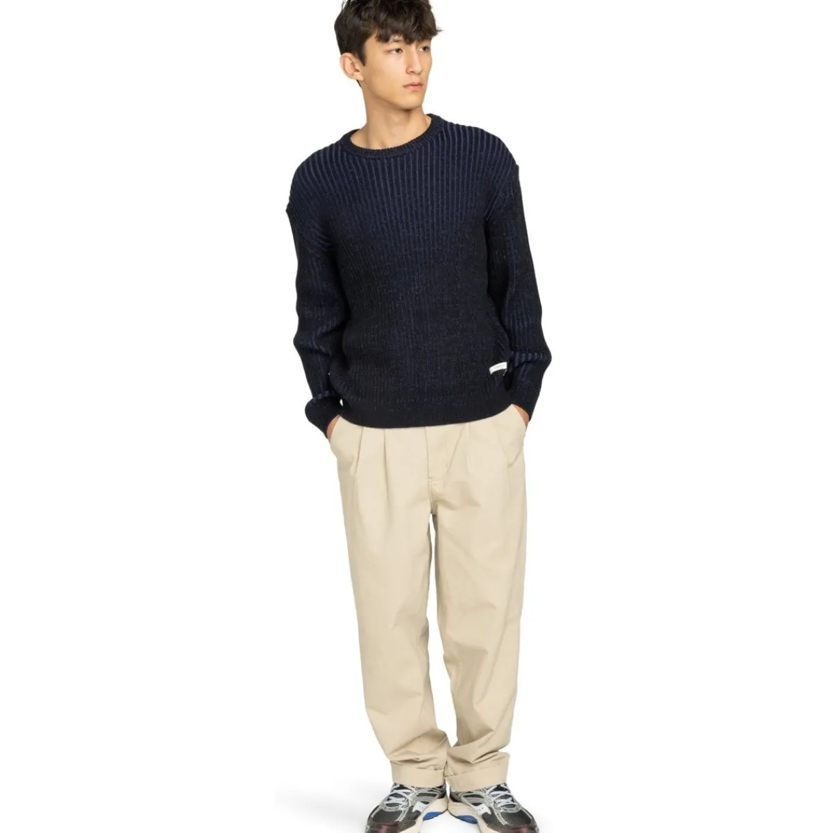 Element 2Tone Rib Cr-Homme Pulls & Gilets