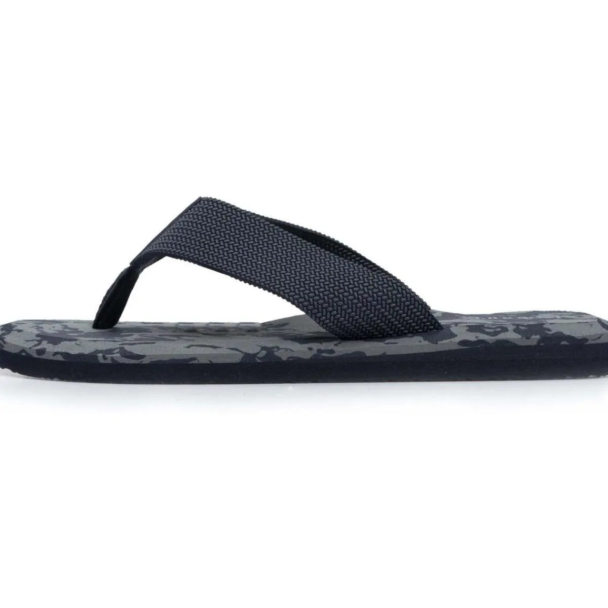 Isotoner Tong Homme sport Camouflage Marine-Homme Tongs