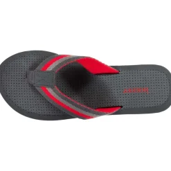 Isotoner Tongs Homme tige large rayure-Homme Tongs