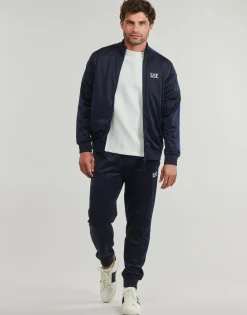Emporio Armani EA7 TRAIN 7 LINES M T-SUIT T-TOP FZ CH PL - TRAIN 7 LINES M T-SUIT T-Homme Joggings & Survêtements